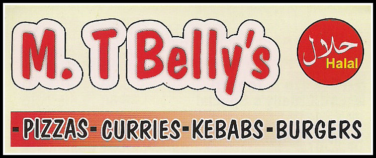 M. T Belly's Takeaway, 299 Blackburn Road, Bolton.